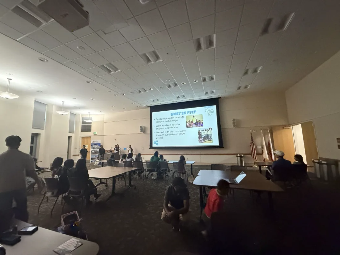 Presenting what FTC is to a room at the library