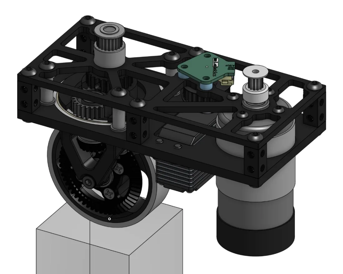 Second view of the swerve module CAD